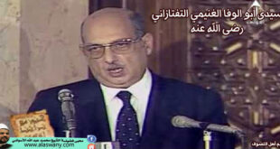 سيدى أبو الوفا الغنيمى التفتازانى رضى الله عنه