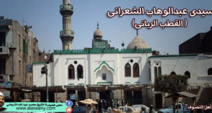 سيدى عبدالوهاب الشعرانى ( القطب الربانى)